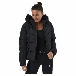 Monica Short Puffer Jacket Cc Otw Black