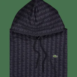 Monogram Fleece Hoodie Graphite Sombre/black