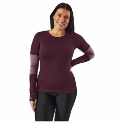 Mons Royale Cornice Long Sleev Wine Red