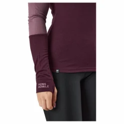 Mons Royale Cornice Long Sleev Wine Red