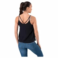 Moon Sl Top Wvn Black