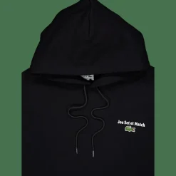 Multi Print Fleece Hoodie Noir 031