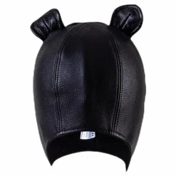Musse Leather Cap Black