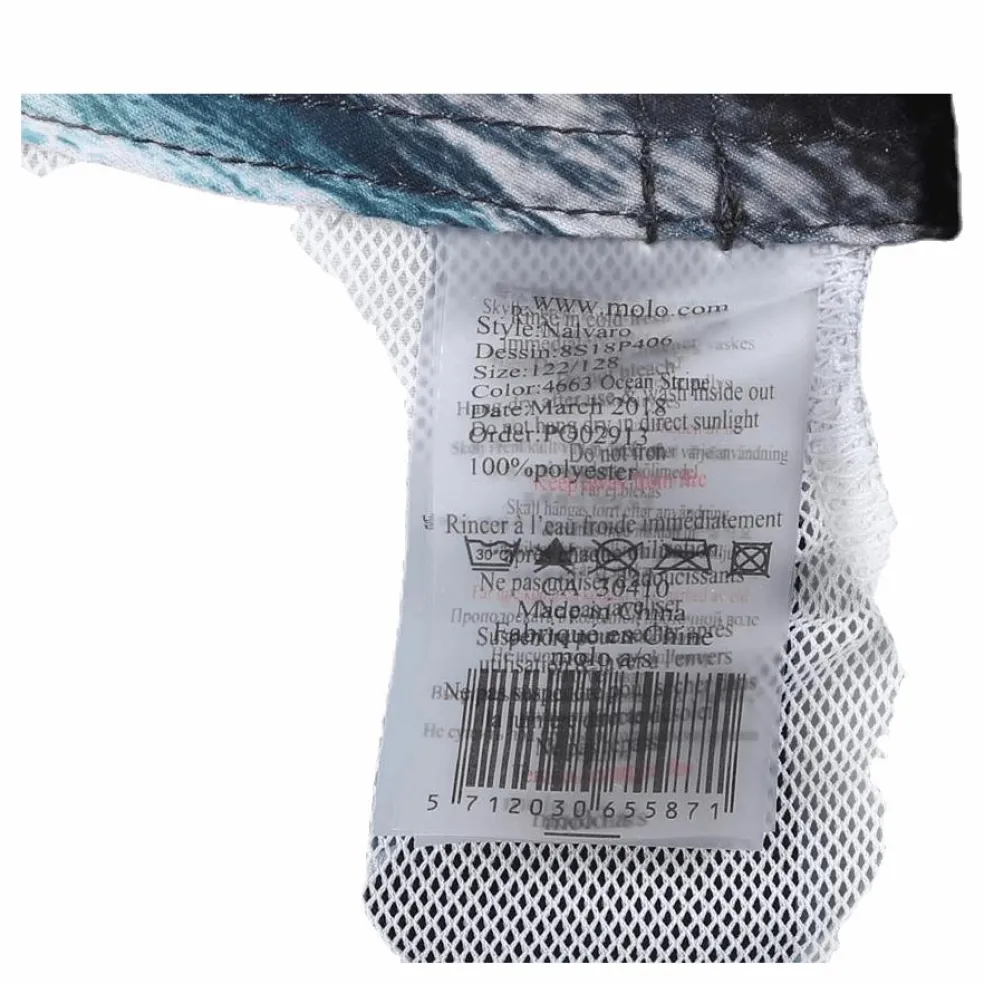 Nalvaro Bathing Shorts Patterned/Grey