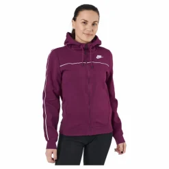 Nike Sportswear Women's Full-z Sangria/white