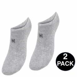 No Show Socks - Leo 2-Pack Grey