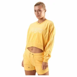 Nsw Retro Femme Crew Terry Yellow