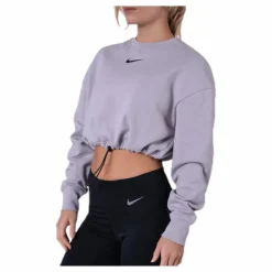 Nsw Swoosh Crew Ft Grey