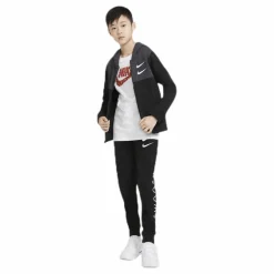 NSW Swoosh Zip Hoodie Junior Black/Grey