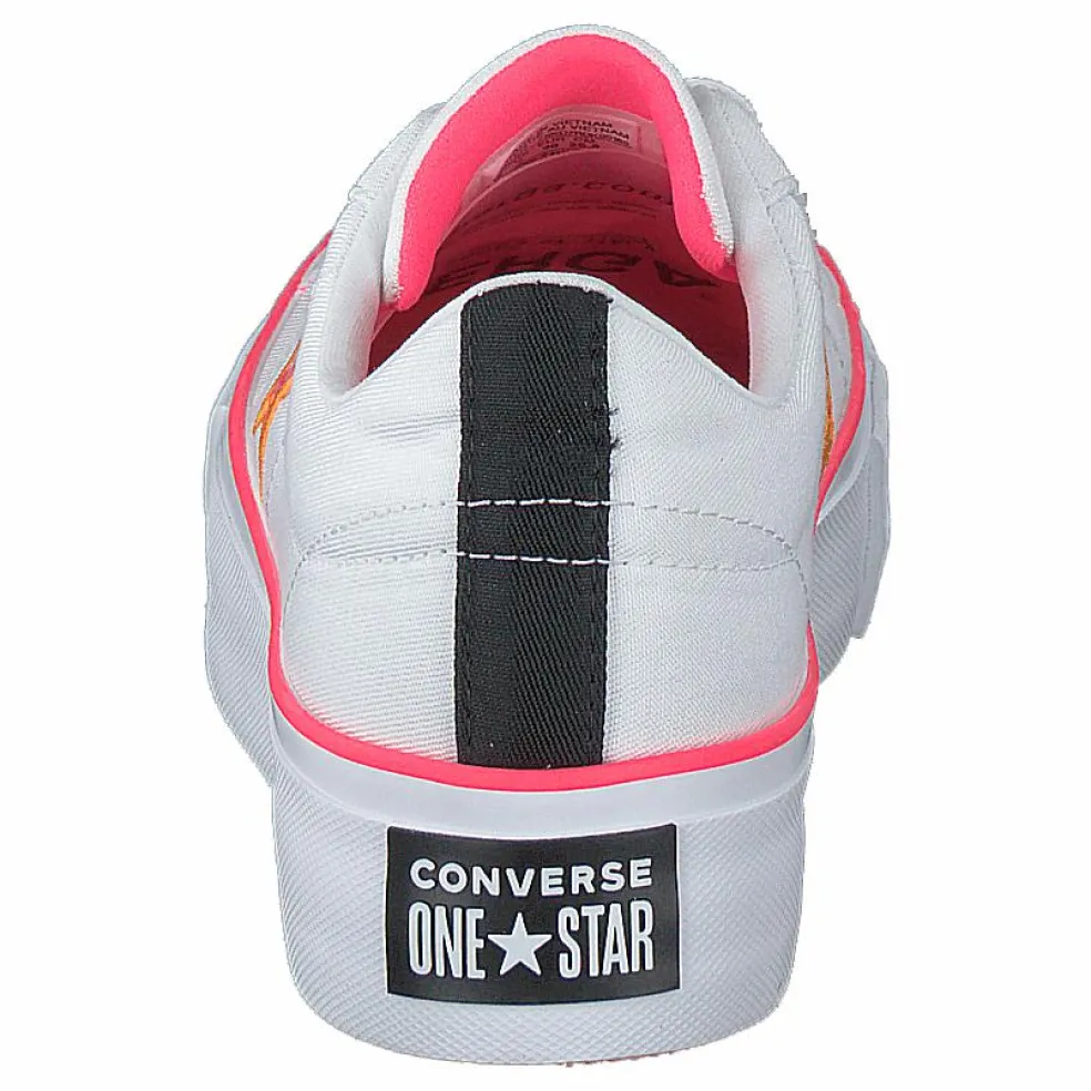 One Star Platform White / Racer Pink / Orange