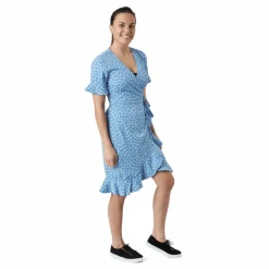 Onlolivia S/s Wrap Dress Wvn Allure