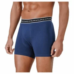 Organic Cotton Boxer 5-Pack Blue/Black/Grey