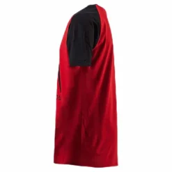 Organic Rag Tee Youth Black/Red