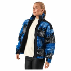 Original Pile Zip Jacket AW Patterned