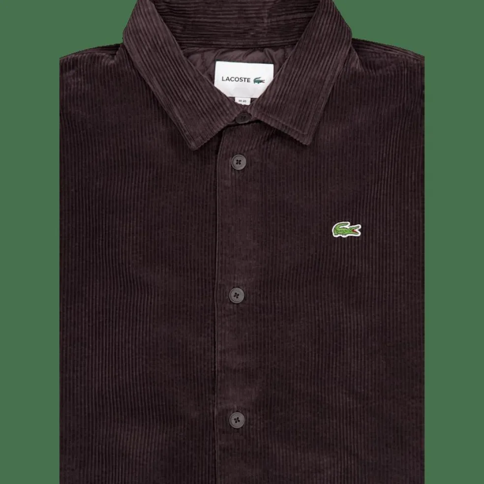 Oversized Corduroy Overshirt Brown Skb