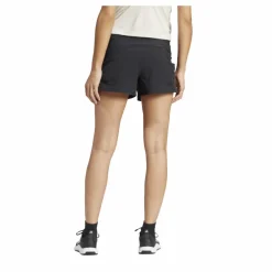 Pacer Woven Stretch Training Maternity Shorts Black / White