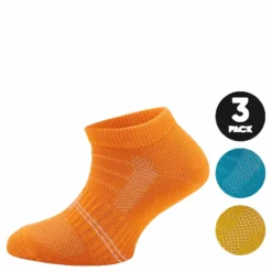 3-Pack Basic Socks - Yogi Orange