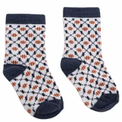 4-Pack Infant Wool Socks Blue