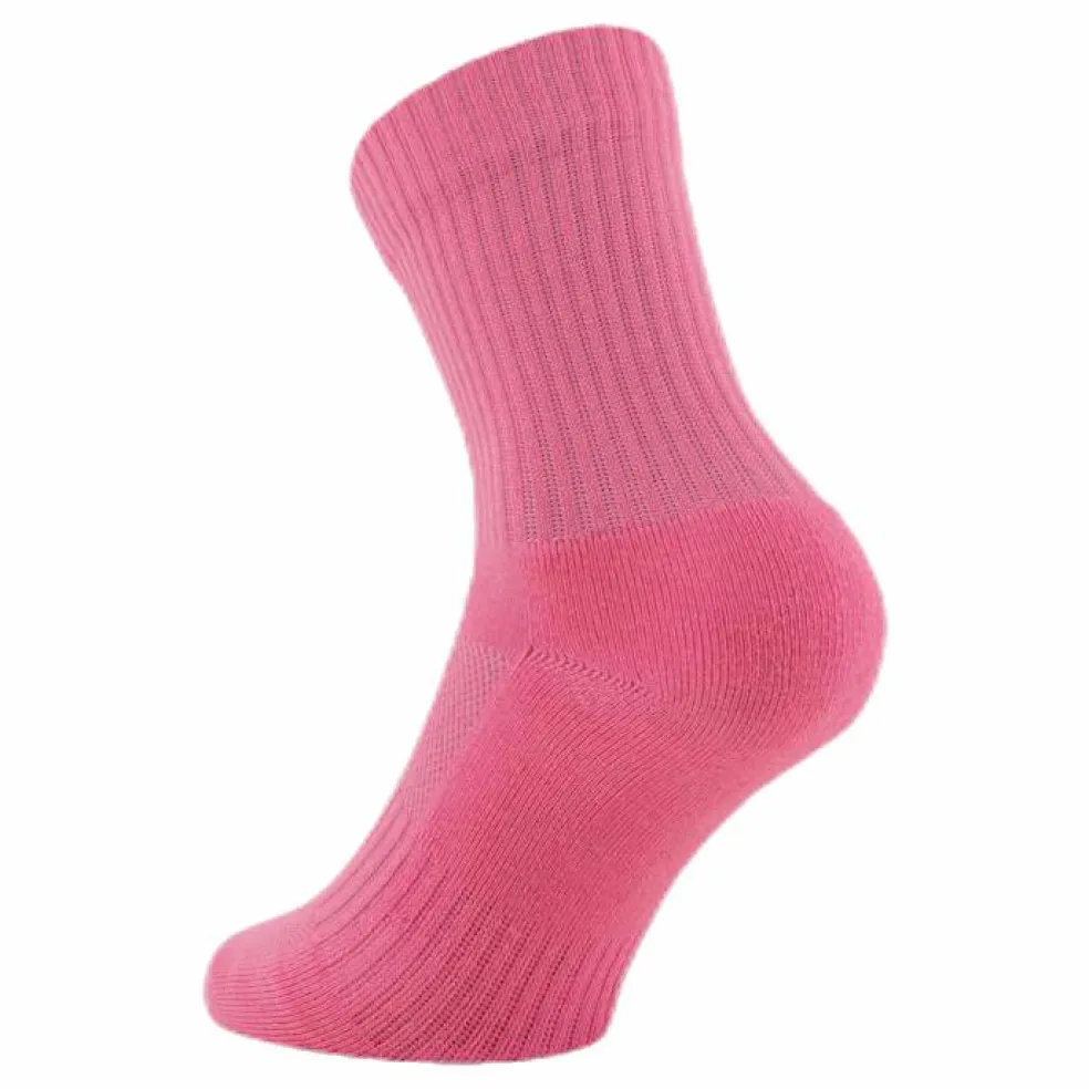 2-Pack Kids Basic Sport Socks - Alvin Pink/White
