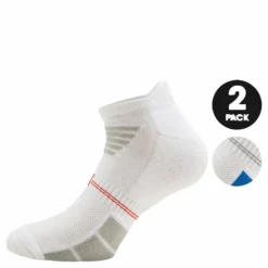 2-Pack Low-Cut Socks - Luke White