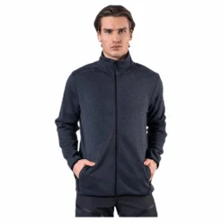 Pareman Melange Fleece Jacket Grey
