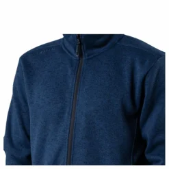 Pareman Melange Fleece Jacket Blue