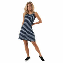 Pasadena Dress Blue/White