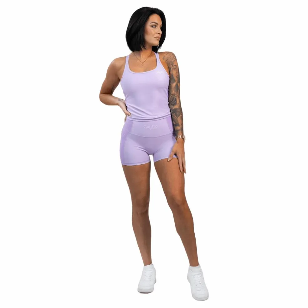 Pastel Paradise Shorts Lilac