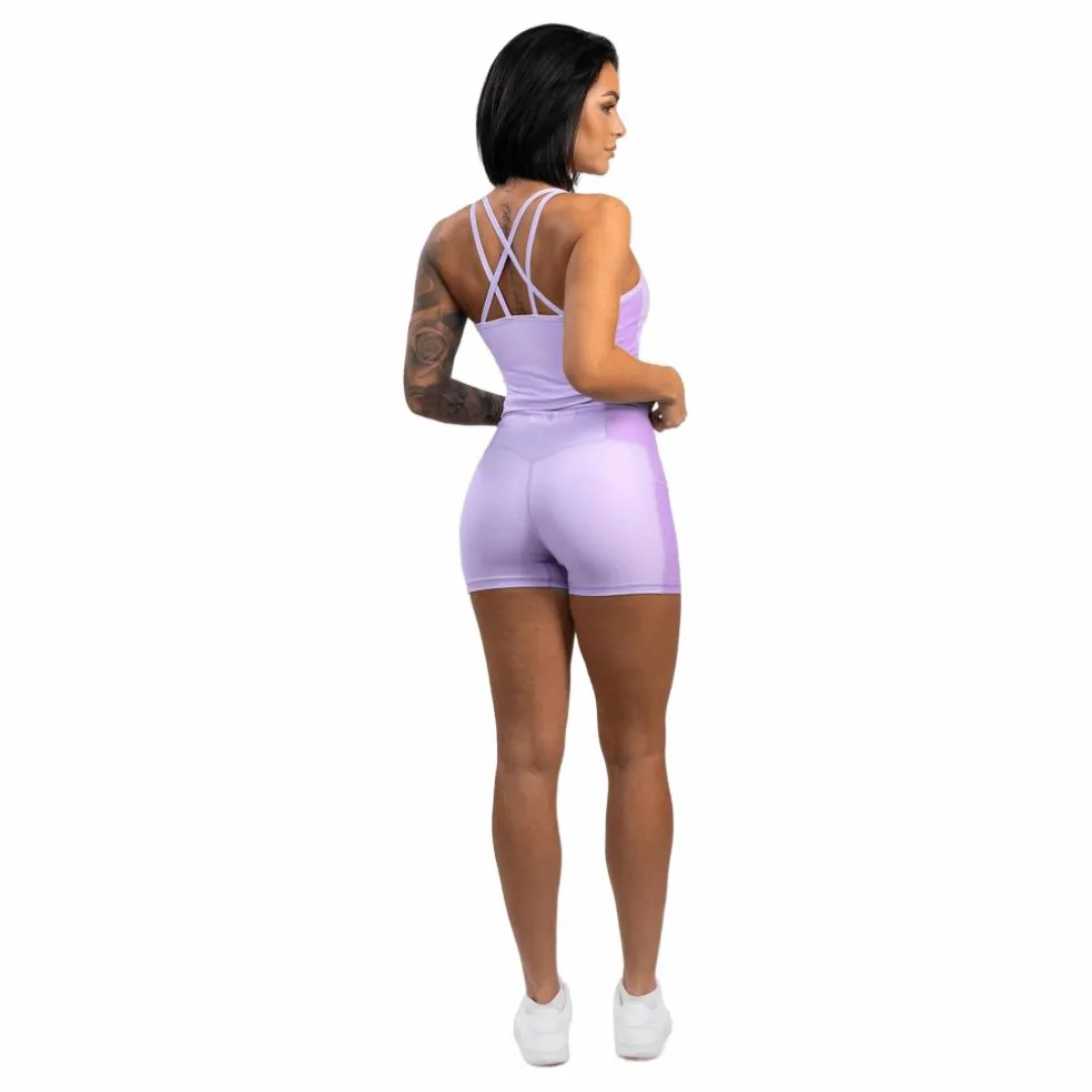 Pastel Paradise Shorts Lilac