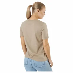 Pcria Ss Fold Up Solid Tee  Bc Silver Mink