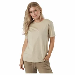 Pcria Ss Fold Up Solid Tee Noo White Pepper