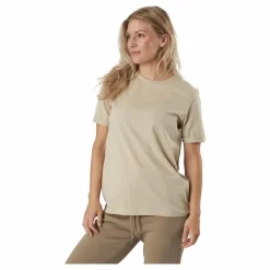 Pcria Ss Fold Up Solid Tee Noo White Pepper