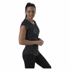 Performance Heather Cat Tee Grey