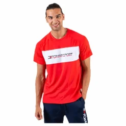 Performance Mesh Tee Red