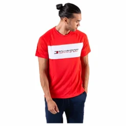 Performance Mesh Tee Red