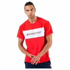 Performance Mesh Tee Red