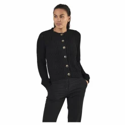 Petula Ls  Knit Cardigan Black