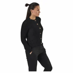 Petula Ls  Knit Cardigan Black