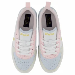 Polo Court Ii C-white Tumbled/lt Pink/lt Blu