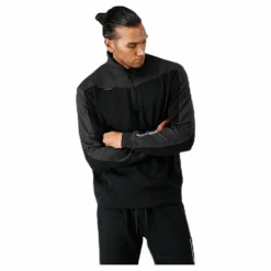 Premium Fleece 1/4 Zip Black