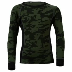 Print Merino Set Green