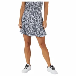 Printed 16-Inch Golf Skirt Black