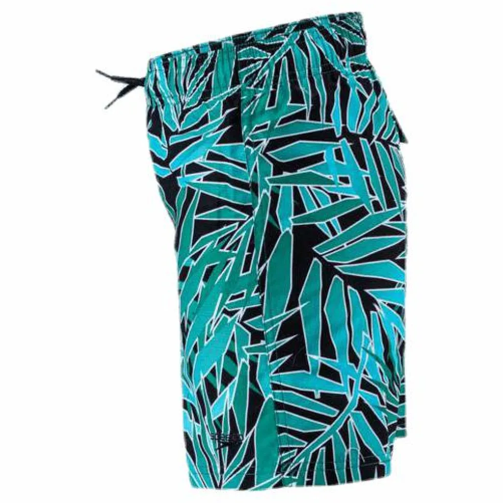 Printed Leisure 15" Turquoise/Black