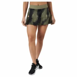 Printed Match Skirt P.blue 000/brown