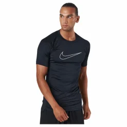 Pro Dri-FIT Men's Tight Fit Short-Sleeve Top BLACK/WHITE