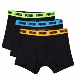 Puma Men Everyday Boxer 3p Black Pop