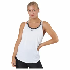 Puma Strong Triblend Tank Puma White