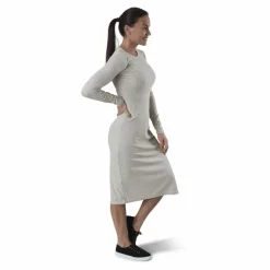 Quinn Rib Dress Beige