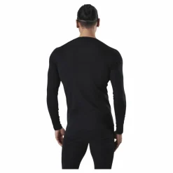 Ragnar Long Sleeve Base Layer 100% Merino Wool Black
