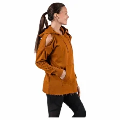 Rebel Slash Fleece Hoodie GRX Brown